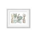 Picture of Bottled Plants Neutral I  _GroupedProduct_Rectangle_Landscape_Framed_Matted_