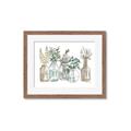 Picture of Bottled Plants Neutral I  _GroupedProduct_Rectangle_Landscape_Framed_Matted_