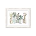 Picture of Bottled Plants Neutral I  _GroupedProduct_Rectangle_Landscape_Framed_Matted_