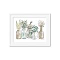 Picture of Bottled Plants Neutral I  _GroupedProduct_Rectangle_Landscape_Framed_Matted_