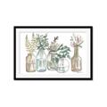 Picture of Bottled Plants Neutral I  _GroupedProduct_Rectangle_Landscape_Framed_Matted_