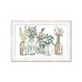 Picture of Bottled Plants Neutral I  _GroupedProduct_Rectangle_Landscape_Framed_Matted_