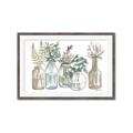 Picture of Bottled Plants Neutral I  _GroupedProduct_Rectangle_Landscape_Framed_Matted_