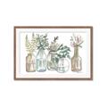 Picture of Bottled Plants Neutral I  _GroupedProduct_Rectangle_Landscape_Framed_Matted_