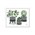 Picture of Plants in Grey vases _GroupedProduct_Rectangle_Landscape_Framed_Matted_