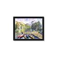 Picture of Canoe at Lake Louise  _GroupedProduct_Rectangle_Landscape_Framed_Matted_