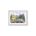 Picture of Canoe at Lake Louise  _GroupedProduct_Rectangle_Landscape_Framed_Matted_
