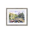 Picture of Canoe at Lake Louise  _GroupedProduct_Rectangle_Landscape_Framed_Matted_