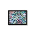 Picture of Painted Hearts _GroupedProduct_Rectangle_Landscape_Framed_Matted_