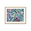 Picture of Painted Hearts _GroupedProduct_Rectangle_Landscape_Framed_Matted_