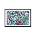 Picture of Painted Hearts _GroupedProduct_Rectangle_Landscape_Framed_Matted_