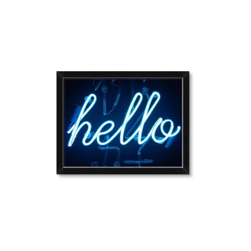 Picture of Hello Neon Sign _GroupedProduct_Rectangle_Landscape_Photography _GroupedProduct_Rectangle_Landscape_Framed_Matted_