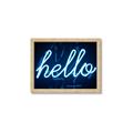Picture of Hello Neon Sign _GroupedProduct_Rectangle_Landscape_Photography _GroupedProduct_Rectangle_Landscape_Framed_Matted_