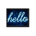 Picture of Hello Neon Sign _GroupedProduct_Rectangle_Landscape_Photography _GroupedProduct_Rectangle_Landscape_Framed_Matted_