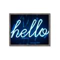 Picture of Hello Neon Sign _GroupedProduct_Rectangle_Landscape_Photography _GroupedProduct_Rectangle_Landscape_Framed_Matted_