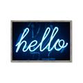 Picture of Hello Neon Sign _GroupedProduct_Rectangle_Landscape_Photography _GroupedProduct_Rectangle_Landscape_Framed_Matted_