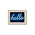 Picture of Hello Neon Sign _GroupedProduct_Rectangle_Landscape_Photography _GroupedProduct_Rectangle_Landscape_Framed_Matted_