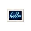 Picture of Hello Neon Sign _GroupedProduct_Rectangle_Landscape_Photography _GroupedProduct_Rectangle_Landscape_Framed_Matted_