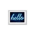 Picture of Hello Neon Sign _GroupedProduct_Rectangle_Landscape_Photography _GroupedProduct_Rectangle_Landscape_Framed_Matted_