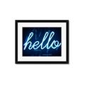 Picture of Hello Neon Sign _GroupedProduct_Rectangle_Landscape_Photography _GroupedProduct_Rectangle_Landscape_Framed_Matted_