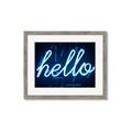 Picture of Hello Neon Sign _GroupedProduct_Rectangle_Landscape_Photography _GroupedProduct_Rectangle_Landscape_Framed_Matted_