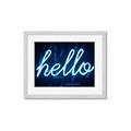 Picture of Hello Neon Sign _GroupedProduct_Rectangle_Landscape_Photography _GroupedProduct_Rectangle_Landscape_Framed_Matted_