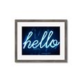Picture of Hello Neon Sign _GroupedProduct_Rectangle_Landscape_Photography _GroupedProduct_Rectangle_Landscape_Framed_Matted_