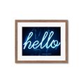 Picture of Hello Neon Sign _GroupedProduct_Rectangle_Landscape_Photography _GroupedProduct_Rectangle_Landscape_Framed_Matted_