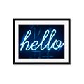 Picture of Hello Neon Sign _GroupedProduct_Rectangle_Landscape_Photography _GroupedProduct_Rectangle_Landscape_Framed_Matted_
