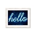 Picture of Hello Neon Sign _GroupedProduct_Rectangle_Landscape_Photography _GroupedProduct_Rectangle_Landscape_Framed_Matted_