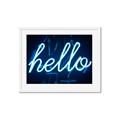 Picture of Hello Neon Sign _GroupedProduct_Rectangle_Landscape_Photography _GroupedProduct_Rectangle_Landscape_Framed_Matted_