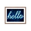 Picture of Hello Neon Sign _GroupedProduct_Rectangle_Landscape_Photography _GroupedProduct_Rectangle_Landscape_Framed_Matted_