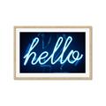 Picture of Hello Neon Sign _GroupedProduct_Rectangle_Landscape_Photography _GroupedProduct_Rectangle_Landscape_Framed_Matted_