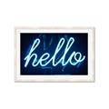 Picture of Hello Neon Sign _GroupedProduct_Rectangle_Landscape_Photography _GroupedProduct_Rectangle_Landscape_Framed_Matted_