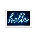 Picture of Hello Neon Sign _GroupedProduct_Rectangle_Landscape_Photography _GroupedProduct_Rectangle_Landscape_Framed_Matted_