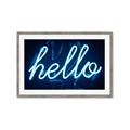 Picture of Hello Neon Sign _GroupedProduct_Rectangle_Landscape_Photography _GroupedProduct_Rectangle_Landscape_Framed_Matted_