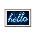 Picture of Hello Neon Sign _GroupedProduct_Rectangle_Landscape_Photography _GroupedProduct_Rectangle_Landscape_Framed_Matted_