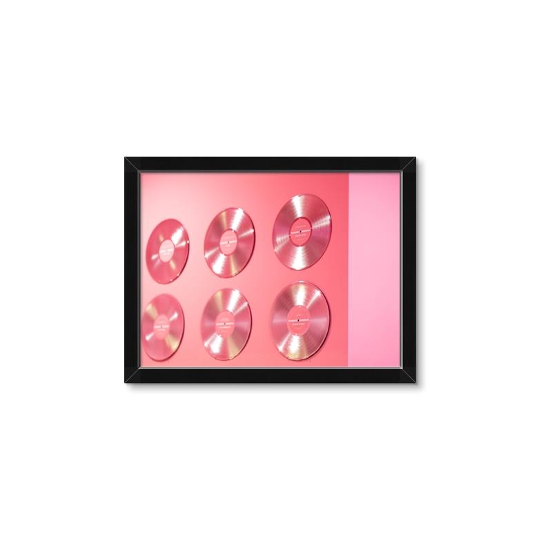 Picture of Vinyl Record wall _GroupedProduct_Rectangle_Landscape_Photography _GroupedProduct_Rectangle_Landscape_Framed_Matted_