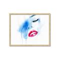 Picture of Blue Eyed Girl  _GroupedProduct_Rectangle_Landscape_Framed_Matted_