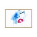 Picture of Blue Eyed Girl  _GroupedProduct_Rectangle_Landscape_Framed_Matted_