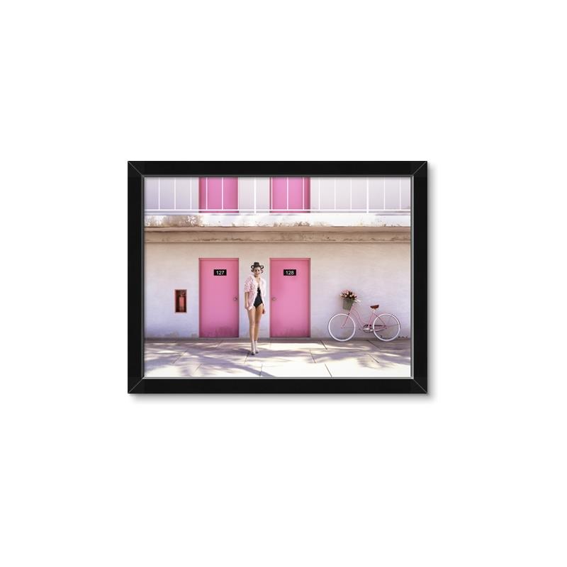Picture of Pink Motel Suite  _GroupedProduct_Rectangle_Landscape_Photography _GroupedProduct_Rectangle_Landscape_Framed_Matted_