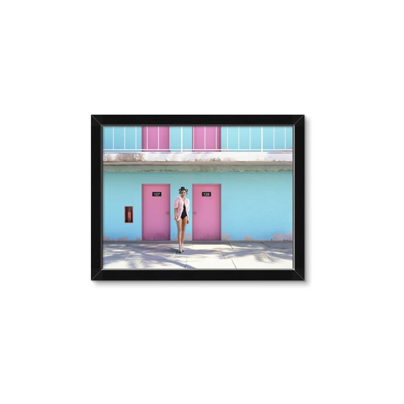 Picture of Blue Motel Suite _GroupedProduct_Rectangle_Landscape_Photography _GroupedProduct_Rectangle_Landscape_Framed_Matted_