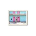 Picture of Blue Motel Suite _GroupedProduct_Rectangle_Landscape_Photography _GroupedProduct_Rectangle_Landscape_Framed_Matted_