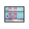 Picture of Blue Motel Suite _GroupedProduct_Rectangle_Landscape_Photography _GroupedProduct_Rectangle_Landscape_Framed_Matted_