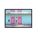 Picture of Blue Motel Suite _GroupedProduct_Rectangle_Landscape_Photography _GroupedProduct_Rectangle_Landscape_Framed_Matted_