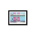 Picture of Blue Motel Suite _GroupedProduct_Rectangle_Landscape_Photography _GroupedProduct_Rectangle_Landscape_Framed_Matted_
