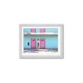 Picture of Blue Motel Suite _GroupedProduct_Rectangle_Landscape_Photography _GroupedProduct_Rectangle_Landscape_Framed_Matted_