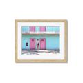 Picture of Blue Motel Suite _GroupedProduct_Rectangle_Landscape_Photography _GroupedProduct_Rectangle_Landscape_Framed_Matted_