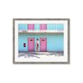 Picture of Blue Motel Suite _GroupedProduct_Rectangle_Landscape_Photography _GroupedProduct_Rectangle_Landscape_Framed_Matted_