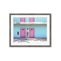 Picture of Blue Motel Suite _GroupedProduct_Rectangle_Landscape_Photography _GroupedProduct_Rectangle_Landscape_Framed_Matted_